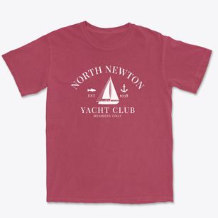 North Newton Kansas Yacht Club Premium Heavyweight T-shirt