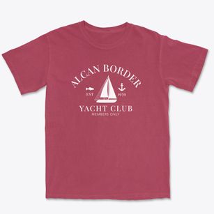 Alcan Border Alaska Yacht Club Premium Heavyweight T-shirt