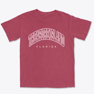 Treasure Island Florida Inline Premium Heavyweight T-shirt