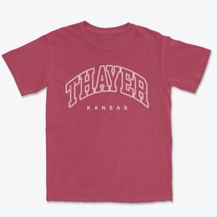 Thayer Kansas Inline Premium Heavyweight T-shirt