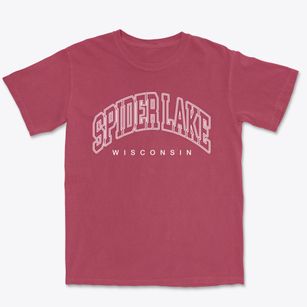 Spider Lake Wisconsin Inline Premium Heavyweight T-shirt
