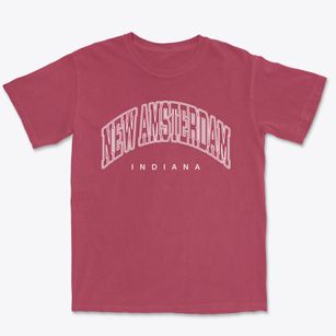 New Amsterdam Indiana Inline Premium Heavyweight T-shirt