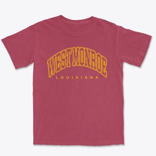 West Monroe Louisiana Inline Premium Heavyweight T-shirt