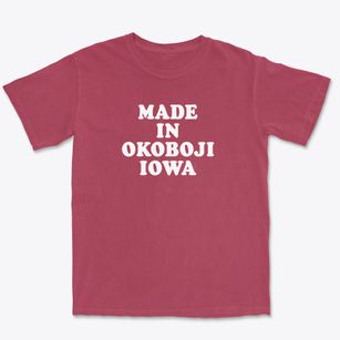 Okoboji Iowa Classic 70s Premium Heavyweight T-shirt