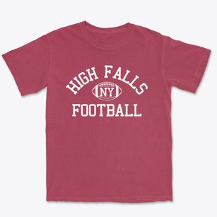 High Falls New York Football Premium Heavyweight T-shirt