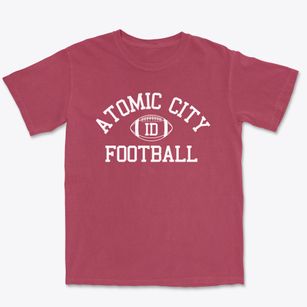 Atomic City Idaho Football Premium Heavyweight T-shirt
