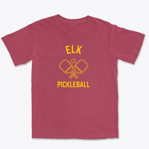 Elk New Mexico Pickleball Premium Heavyweight T-shirt