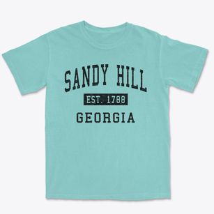 Sandy Hill Georgia Classic Established Premium Heavyweight T-shirt