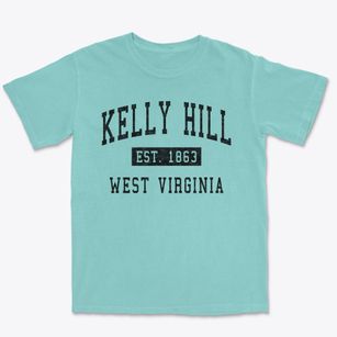 Kelly Hill West Virginia Classic Established Premium Heavyweight T-shirt