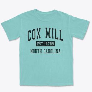 Cox Mill North Carolina Classic Established Premium Heavyweight T-shirt