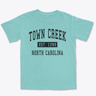 Town Creek North Carolina Classic Established Premium Heavyweight T-shirt