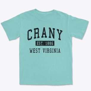 Crany West Virginia Classic Established Premium Heavyweight T-shirt