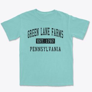 Green Lane Farms Pennsylvania Classic Established Premium Heavyweight T-shirt