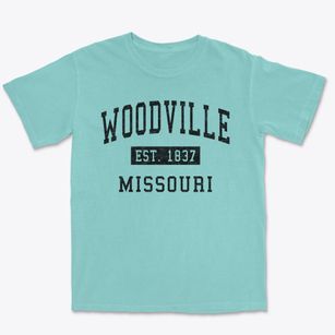 Woodville Missouri Classic Established Premium Heavyweight T-shirt