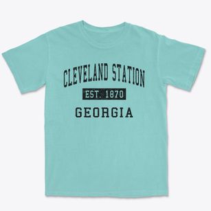 Cleveland Station Georgia Classic Established Premium Heavyweight T-shirt