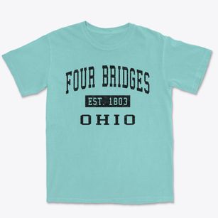 Four Bridges Ohio Classic Established Premium Heavyweight T-shirt