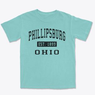 Phillipsburg Ohio Classic Established Premium Heavyweight T-shirt