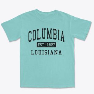 Columbia Louisiana Classic Established Premium Heavyweight T-shirt