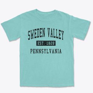 Sweden Valley Pennsylvania Classic Established Premium Heavyweight T-shirt
