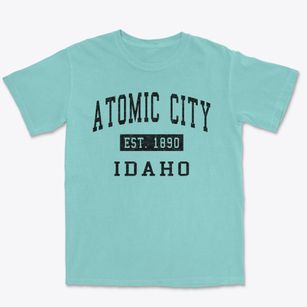 Atomic City Idaho Classic Established Premium Heavyweight T-shirt