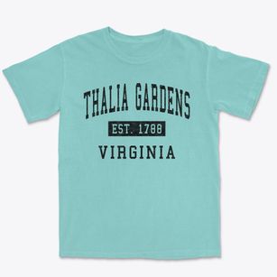Thalia Gardens Virginia Classic Established Premium Heavyweight T-shirt
