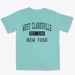 West Clarksville New York Classic Established Premium Heavyweight T-shirt