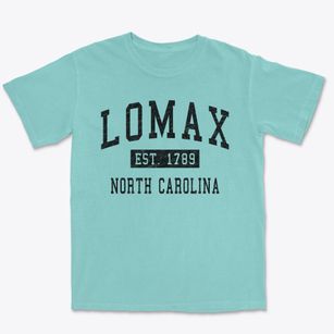 Lomax North Carolina Classic Established Premium Heavyweight T-shirt