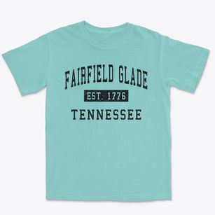 Fairfield Glade Tennessee Classic Established Premium Heavyweight T-shirt