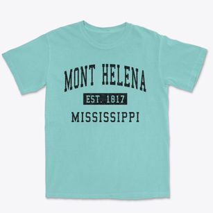 Mont Helena Mississippi Classic Established Premium Heavyweight T-shirt