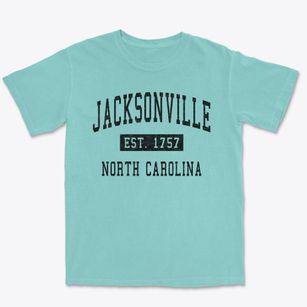 Jacksonville North Carolina Classic Established Premium Heavyweight T-shirt