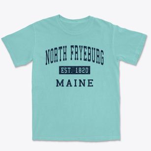 North Fryeburg Maine Classic Established Premium Heavyweight T-shirt