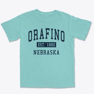 Orafino Nebraska Classic Established Premium Heavyweight T-shirt