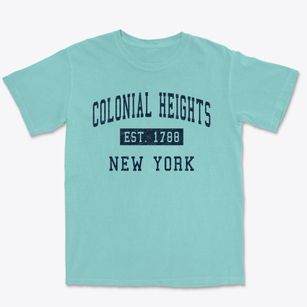 Colonial Heights New York Classic Established Premium Heavyweight T-shirt