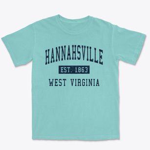 Hannahsville West Virginia Classic Established Premium Heavyweight T-shirt