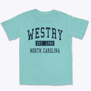 Westry North Carolina Classic Established Premium Heavyweight T-shirt