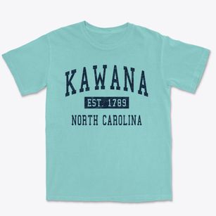 Kawana North Carolina Classic Established Premium Heavyweight T-shirt