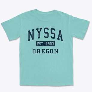 Nyssa Oregon Classic Established Premium Heavyweight T-shirt