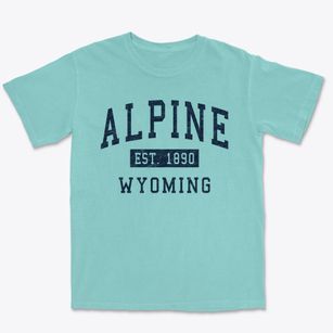 Alpine Wyoming Classic Established Premium Heavyweight T-shirt