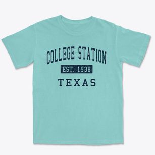 College Station Texas Classic Established Premium Heavyweight T-shirt
