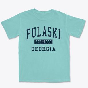 Pulaski Georgia Classic Established Premium Heavyweight T-shirt