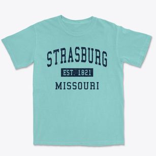 Strasburg Missouri Classic Established Premium Heavyweight T-shirt