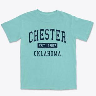Chester Oklahoma Classic Established Premium Heavyweight T-shirt