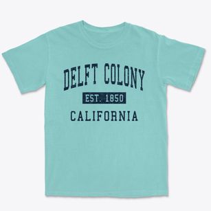 Delft Colony California Classic Established Premium Heavyweight T-shirt