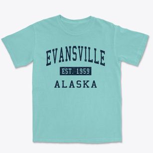 Evansville Alaska Classic Established Premium Heavyweight T-shirt