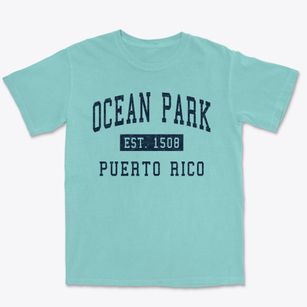 Ocean Park Puerto Rico Classic Established Premium Heavyweight T-shirt