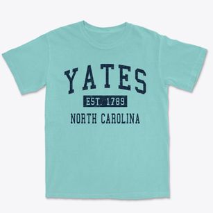 Yates North Carolina Classic Established Premium Heavyweight T-shirt