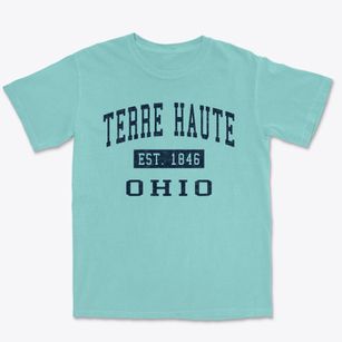 Terre Haute Ohio Classic Established Premium Heavyweight T-shirt