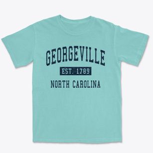 Georgeville North Carolina Classic Established Premium Heavyweight T-shirt