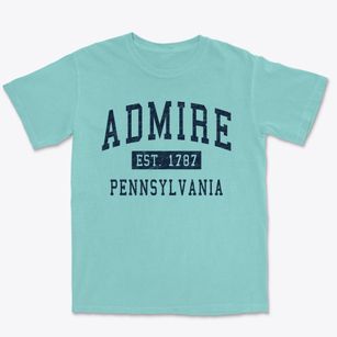 Admire Pennsylvania Classic Established Premium Heavyweight T-shirt