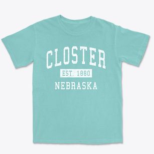 Closter Nebraska Classic Established Premium Heavyweight T-shirt